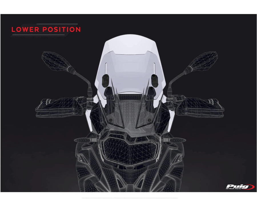 BMW F 750 GS [2024] – Verstellbare Scheibe – Transparent