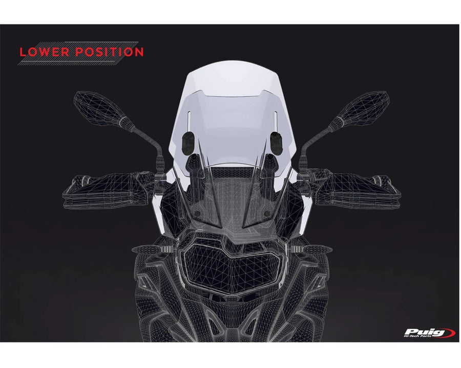 BMW F 800 GS [2025] – Verstellbare Scheibe – Transparent