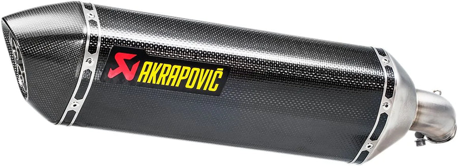 Suzuki SV 650 [AKRAPOVIC] - Kolfiber Final Silver Dampers
