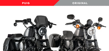 HARLEY DAVIDSON SPORTSTER 883 IRON XL 883 N [2012] – ALU FRAMPLATTA – SVART - 0