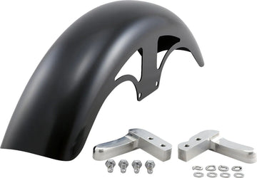 harley davidson softail street bob fxbb [KLOCK WERKS] - Hugger Series framskärm med monteringsblock för Softail/Dyna