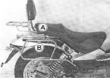 Moto Guzzi Nev Clas v 750 IE [2004-2011] - Sissybar utan bagagebrygga