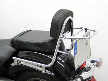 Yamaha XVS 1300 Midnight Star [2007-2016] - Sissy Bar aus Rohr mit Kissen und Gepäckträger
