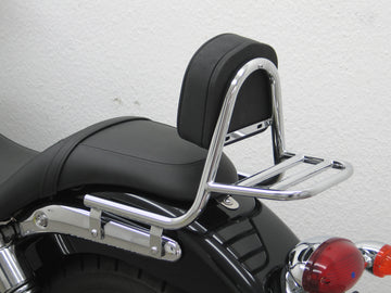 Triumph Speedmaster [2008-2017] - Sissy bar gjord av rör med kuddar och bagageställ