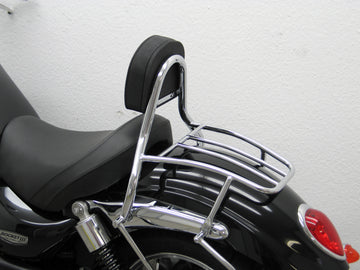 Triumph Rocket III Roadster [2010-2017] - Driver Sissy Bar med kudde och bagagehylla