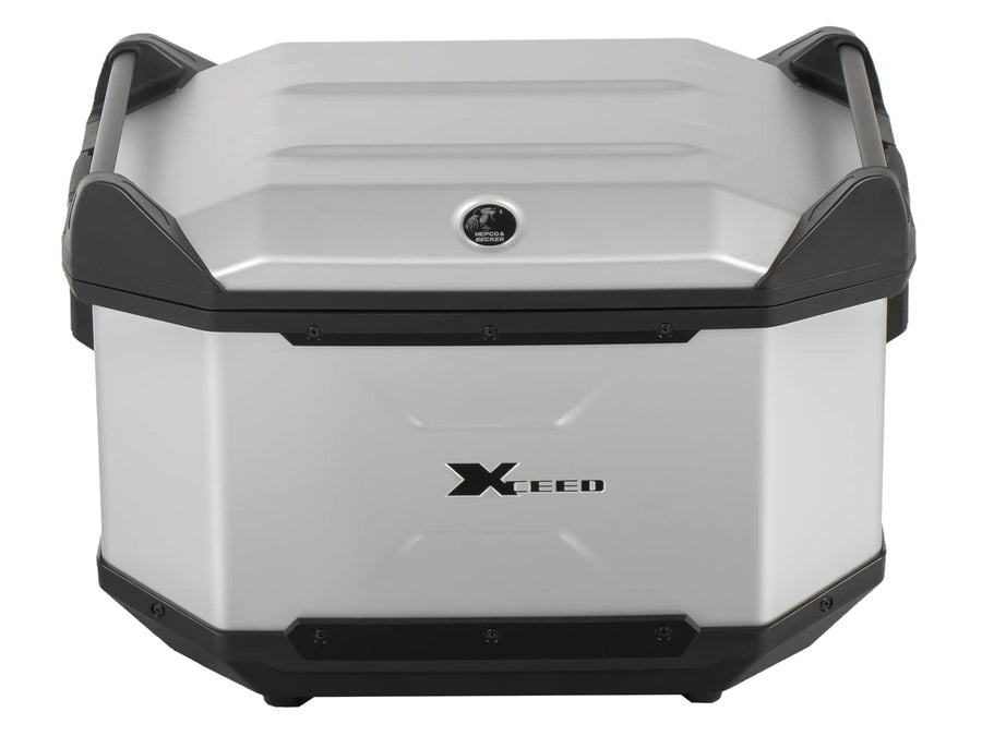 Topcase [Hepco & Becker] - Xceed 45 L - silver – för topcase-bärare