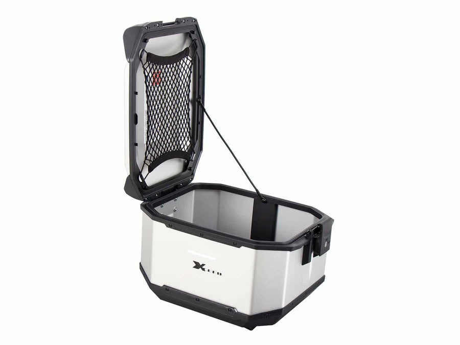 Topcase [Hepco & Becker] - Xceed 45 L - silver – för topcase-bärare