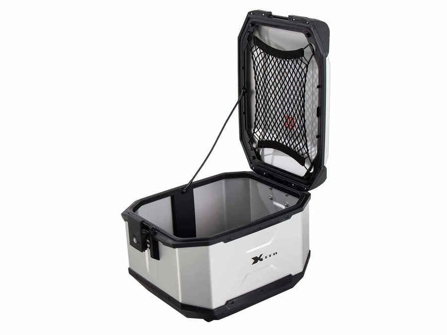 Topcase [Hepco & Becker] - Xceed 45 L - silver – för topcase-bärare