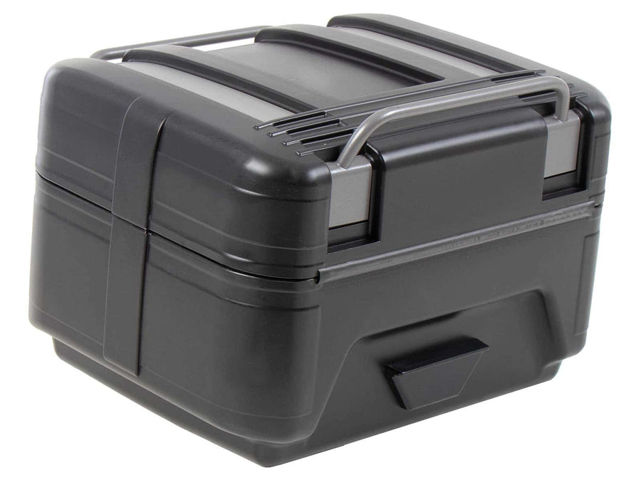 Topcase [Hepco & Becker] - Gobi Black Edition med silverinlägg - för topcase-bärare