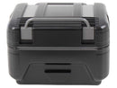 Topcase [Hepco & Becker] - Gobi Black Edition med silverinlägg - för topcase-bärare