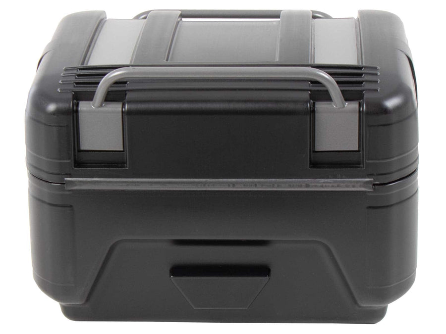 Topcase [Hepco & Becker] - Gobi Black Edition med silverinlägg - för topcase-bärare