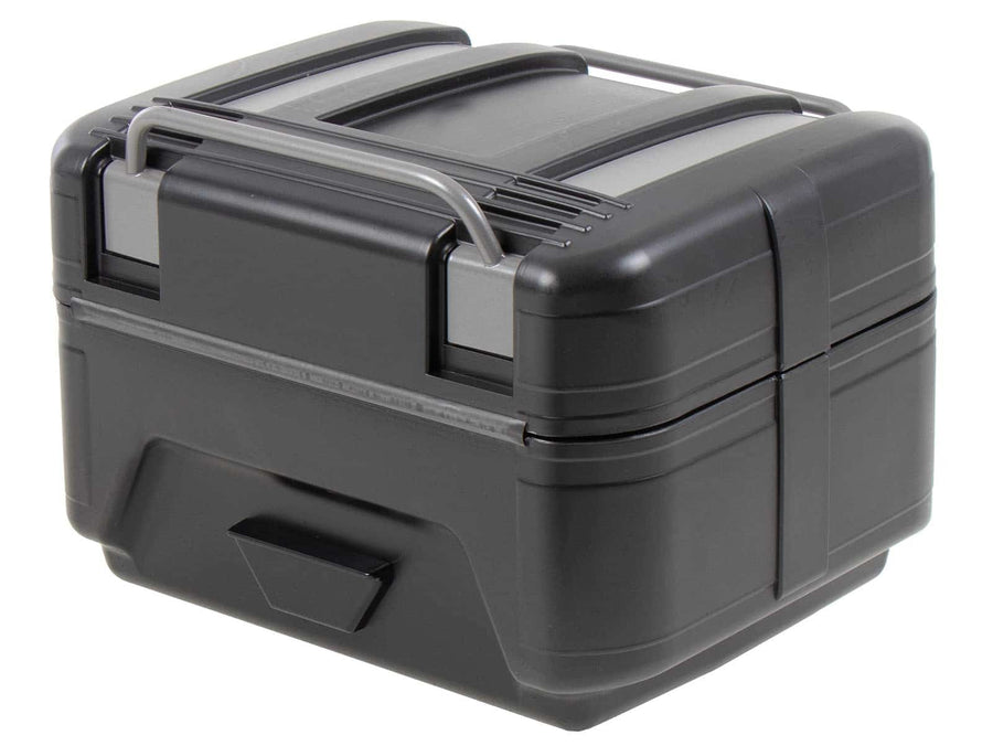 Topcase [Hepco & Becker] - Gobi Black Edition med silverinlägg - för topcase-bärare