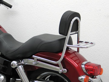 Harley Davidson Dyna Switchback [2010-2016] - Sissy Bar från Rohr med kudde och bagagerack