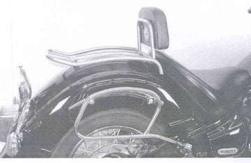 Yamaha XVS 1100 A Drag Star [2001-2007] - Solorack med ryggstöd