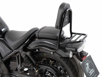 Honda CMX 1100 REBEL [2021-2024] - SISSYBAR With Bagage Bridge Black Gloss Pipe Version