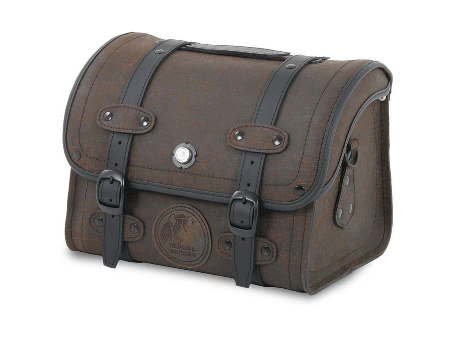 Motorcykelväska [Hepco & Becker] - Smallbag Rugged 19 L - brun inkl. snabbfäste - bagagehylla