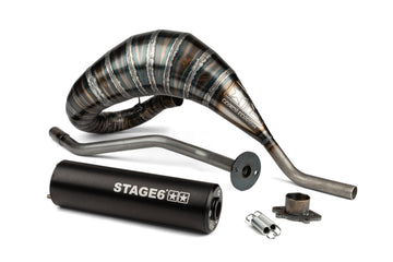 Aprilia SX 50 2T - avgassystem 80 - 90 svart
