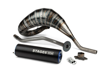 Aprilia SX Factory 50 2T - avgassystem 80 - 90 blå/svart