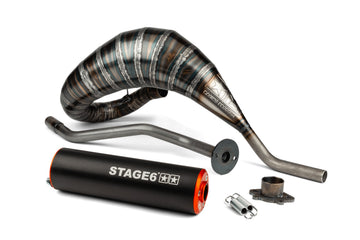 Aprilia SX 50 2T - avgassystem 80-90 orange/svart