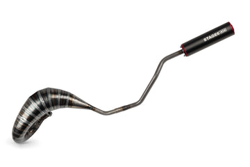 Aprilia RX Factory 50 2T - avgassystem 80 - 90 röd/svart