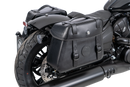 Indian Scout Sixty Classic [2025-2026] - Set: Ledertaschenhalter Cutout schwarz inkl. Rugged Ledertaschen schwarz