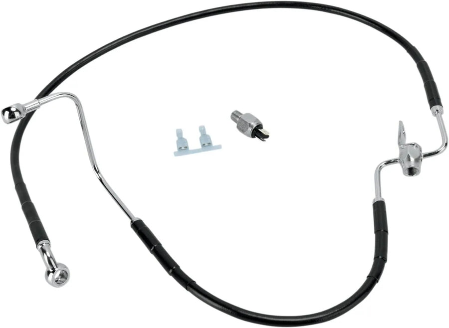 harley davidson flst [DRAG SPECIALTIES] – Edelstahl Bremsleitungs-Kit