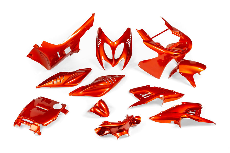 MBK Nitro 50 2T LC [–1998] - Verkleidungskit 11 Teile orange