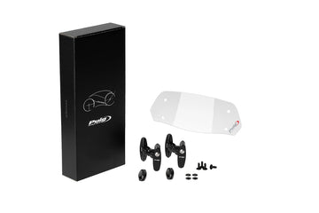 TRIUMPH BONNEVILLE T 120 BLACK [2025] - PUIG clip-on spoilerskärm | Rensa | PUIG 6319W