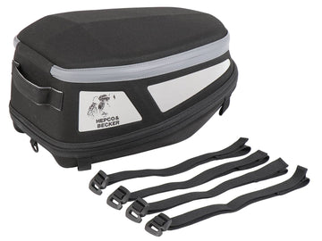 Tail bag [Hepco & Becker] - Royster Rearbag Sport tail bag med remfäste - svart/grå – Sportrack