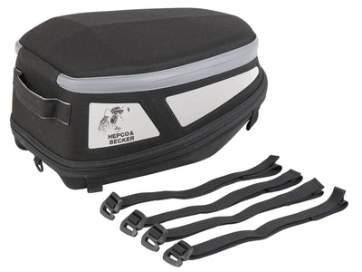 Tail bag [Hepco & Becker] - Royster Rearbag Sport tail bag med remfäste - svart/grå – Sportrack