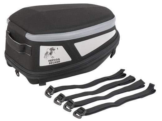 Tail bag [Hepco & Becker] - Royster Rearbag Sport tail bag med remfäste - svart/grå – Sportrack