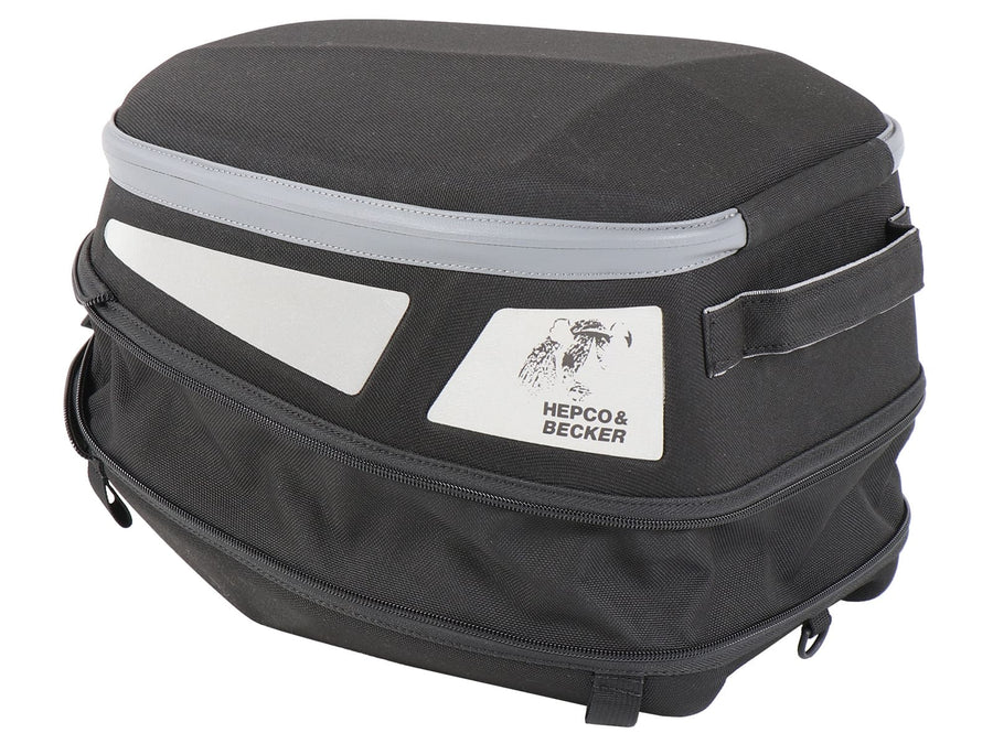 Tail bag [Hepco & Becker] - Royster Rearbag Sport tail bag med remfäste - svart/grå – Sportrack