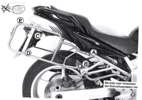 Yamaha Fz 6 [2004-2006] - resväskan