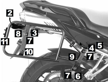 Yamaha Fz 6 [2007-2009] -lock-it case transportör - 0