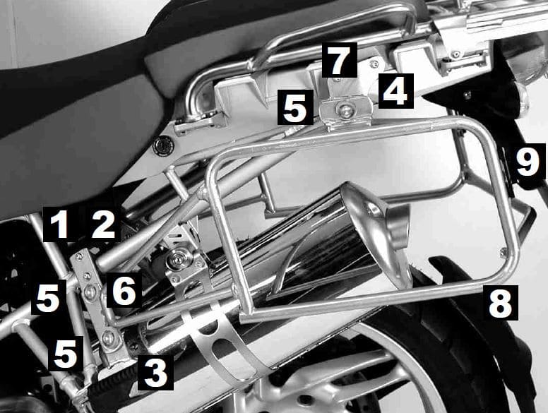 BMW R 1200 GS Adventure [2006-2013] - Kofferträger Lock-it
