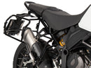 Ducati DesertX Rally [2024-2026] - Kofferträgerset Cutout schwarz inkl. Xplorer Cutout silber Kofferset