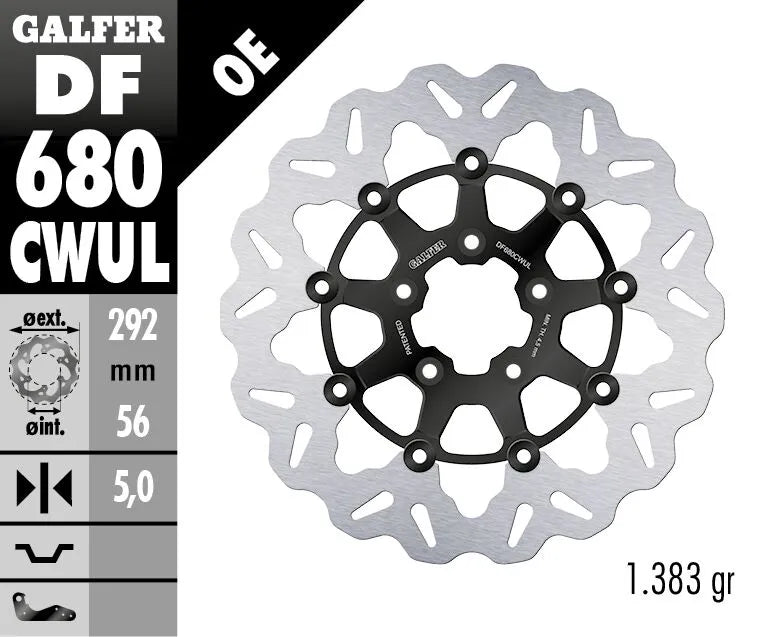 Harley-Davidson XG 500 Street [2018-2020, 2017, 2019-2020] - Cubiq bromsskiva - bild 2