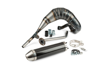 Beta RR Enduro 50 2T - Avgassystem med Carbon ESD Enduro