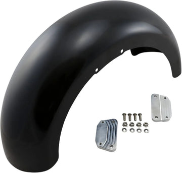 harley davidson dyna [KLOCK WERKS] - Hugger Series framskärm med monteringsblock för Softail/Dyna - 0