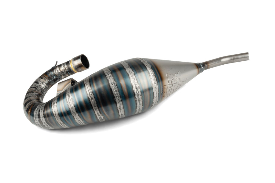 Gilera SMT SM 2006 50 2T D50B0 [2006] - Auspuff 70-80 Hochmontage Rot