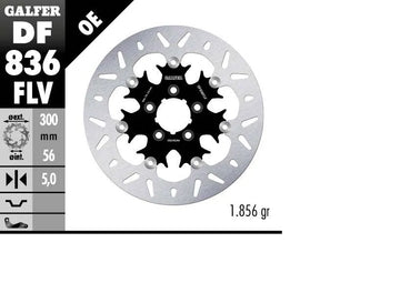 Harley-Davidson XL 883 N Sportster Iron [2021-2022] - Flytande bromsskiva rund - bild 2