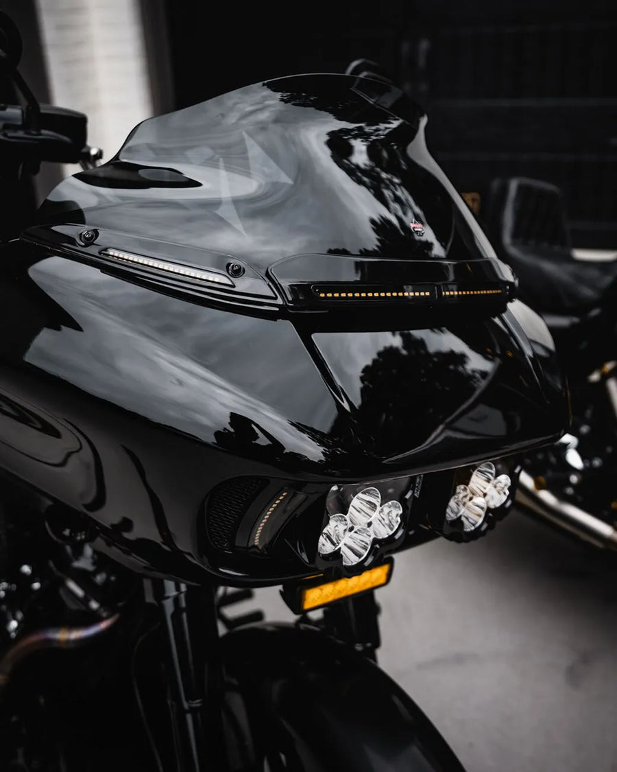 harley-davidson road glide [CUSTOM DYNAMICS] – Genesis® 4 Dynamische LED Road Glide® Windschutzscheibenleiste