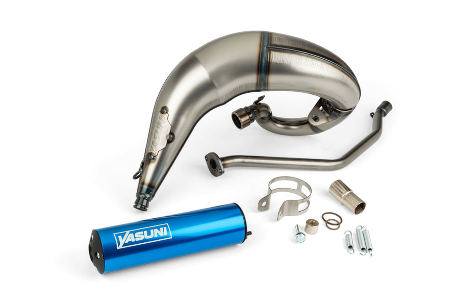 Beta RR Track 50 2T - Exhaust Cross ML Blue