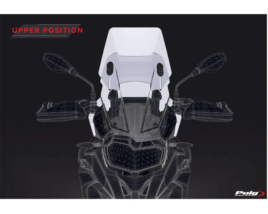 BMW F 800 GS [2025] – Verstellbare Scheibe – Transparent