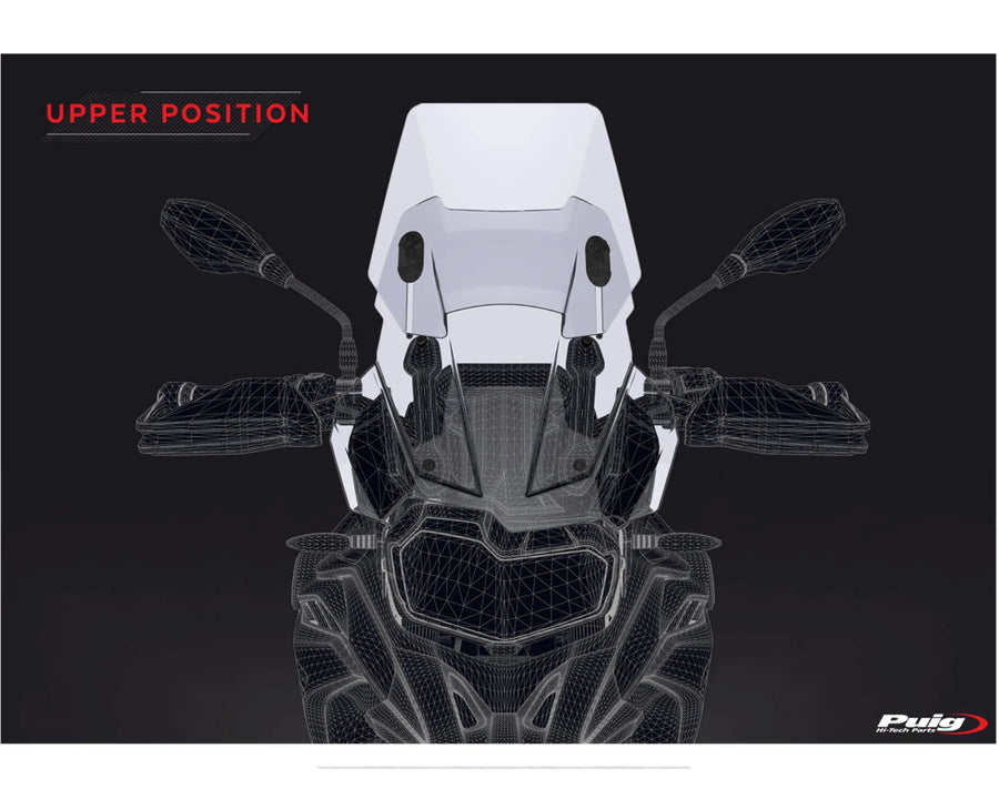 BMW F 750 GS [2024] – Verstellbare Scheibe – Transparent
