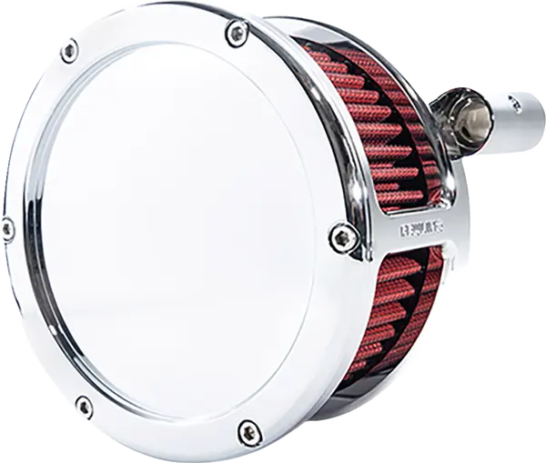 Harley-Davidson FLHTCUI 1340 EFI Electra Glide Ultra Classic Special Anniversary Edition [1995] - BA Luftfilterkit – Oberfläche: Verchromt, Rot – Bild 2