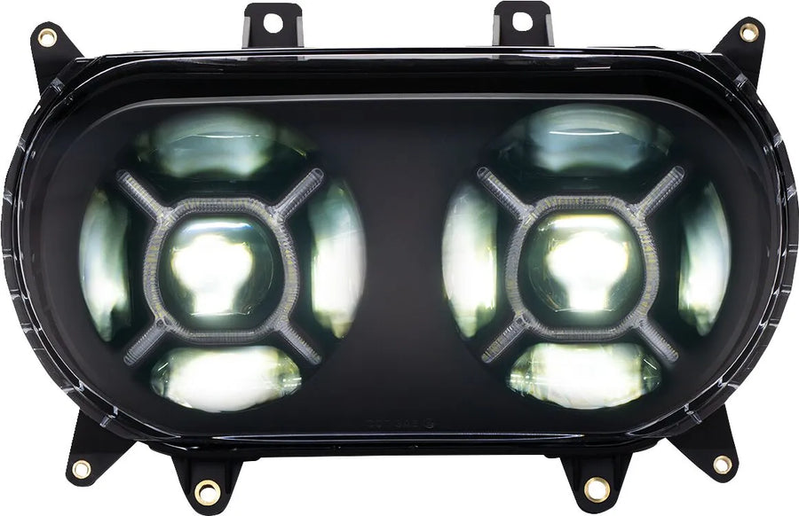 harley davidson fltruse [CUSTOM DYNAMICS] – Double-X LED-strålkastare