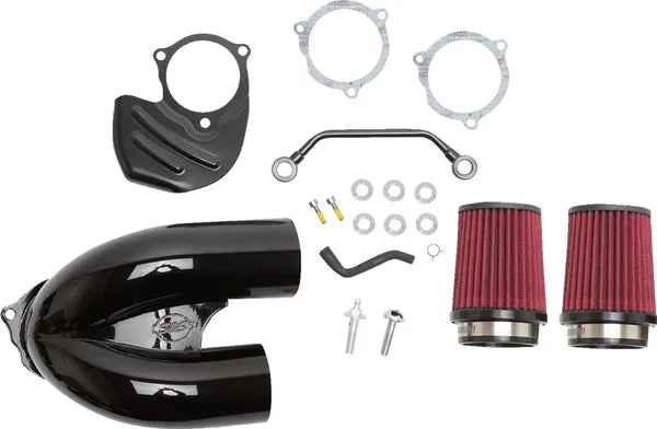 Harley-Davidson FLFBS 1923 Softail Fat Boy 117 [2025] - Tuned Induction Luftfilterkit – Oberfläche: Schwarz – Bild 6
