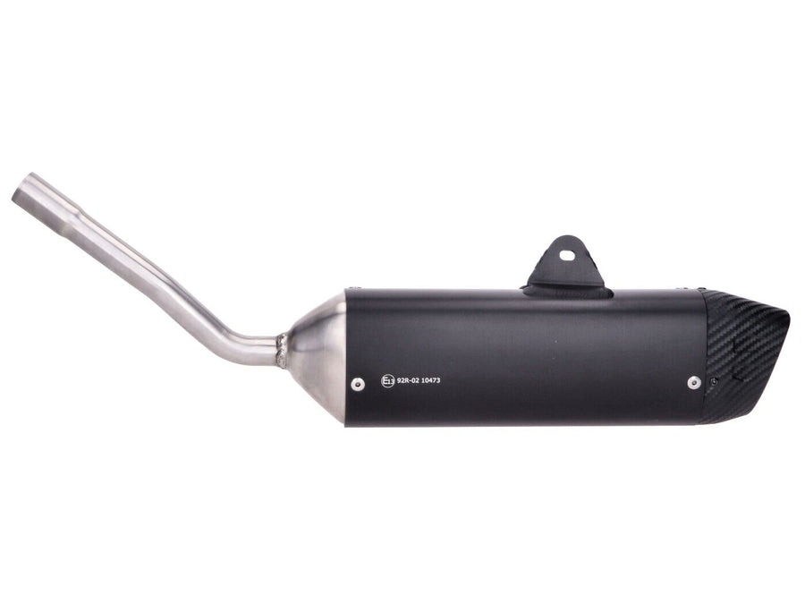 Beta RR SM 50 2T - bakre ljuddämpare Sonic aluminium svart
