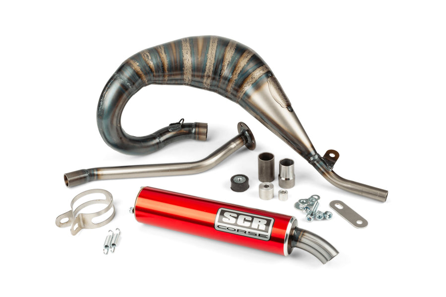 Beta RR SM 50 2T - Avgassystem Handmade Cross 50-70 röd